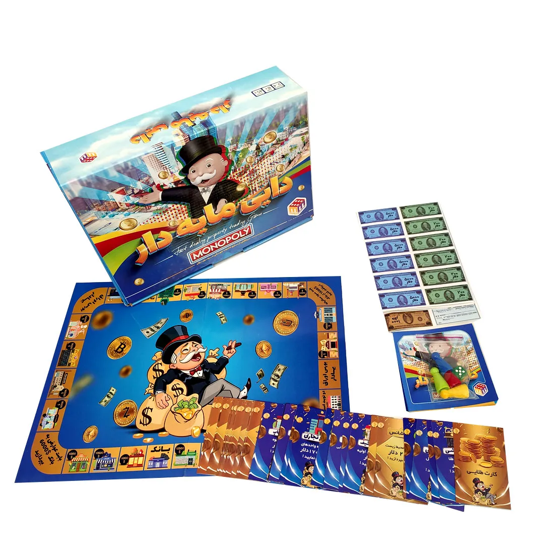 بازی فکری دایی مایه دار برگرفته از مونوپولی (اقتصادی) میدیا مجیک - Image 5