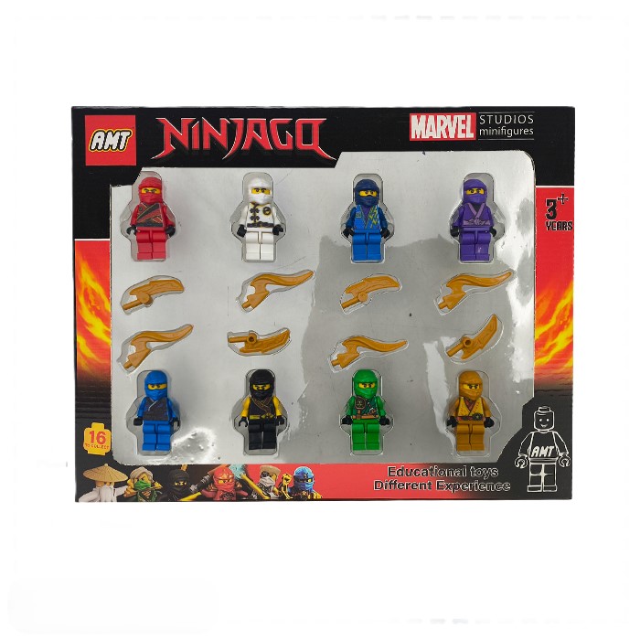 لگو فیگور نینجا و مارول با وسایل