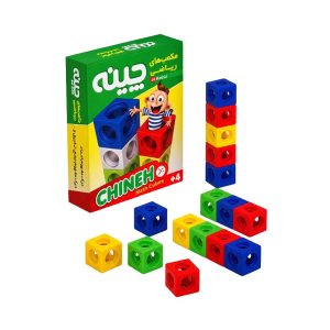 مکعبهای ریاضی چینه آوای باران شامل ۲۰ قطعه رنگی